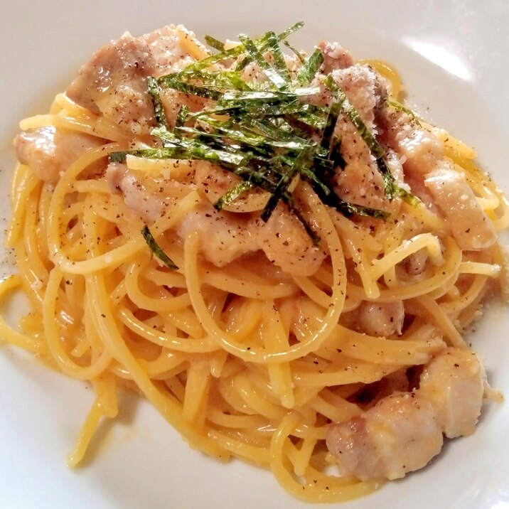 明太カルボナーラの作り方!